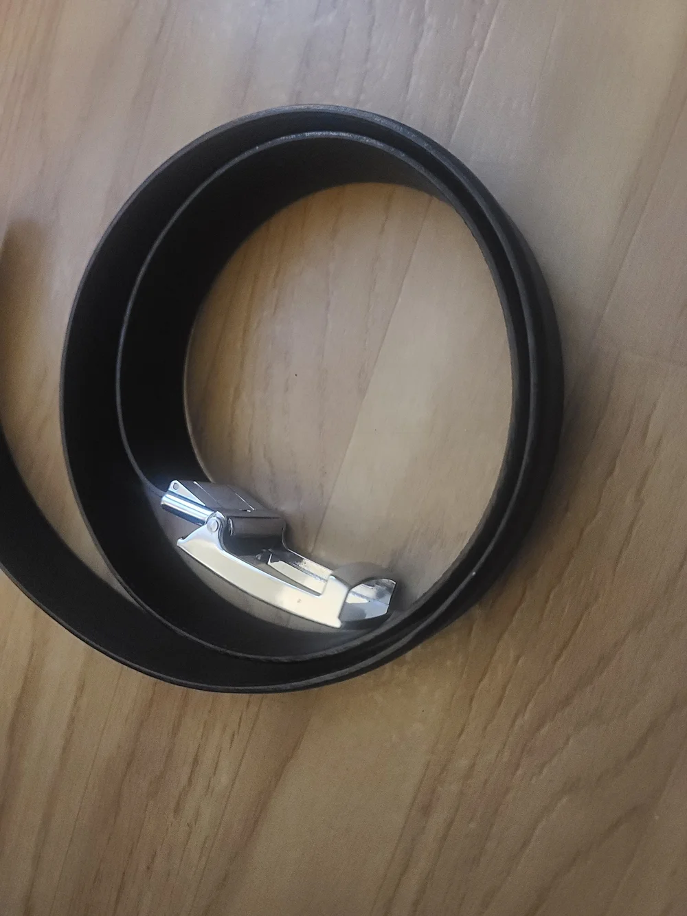 Valentino Silver Textured Buckle Kids Belt